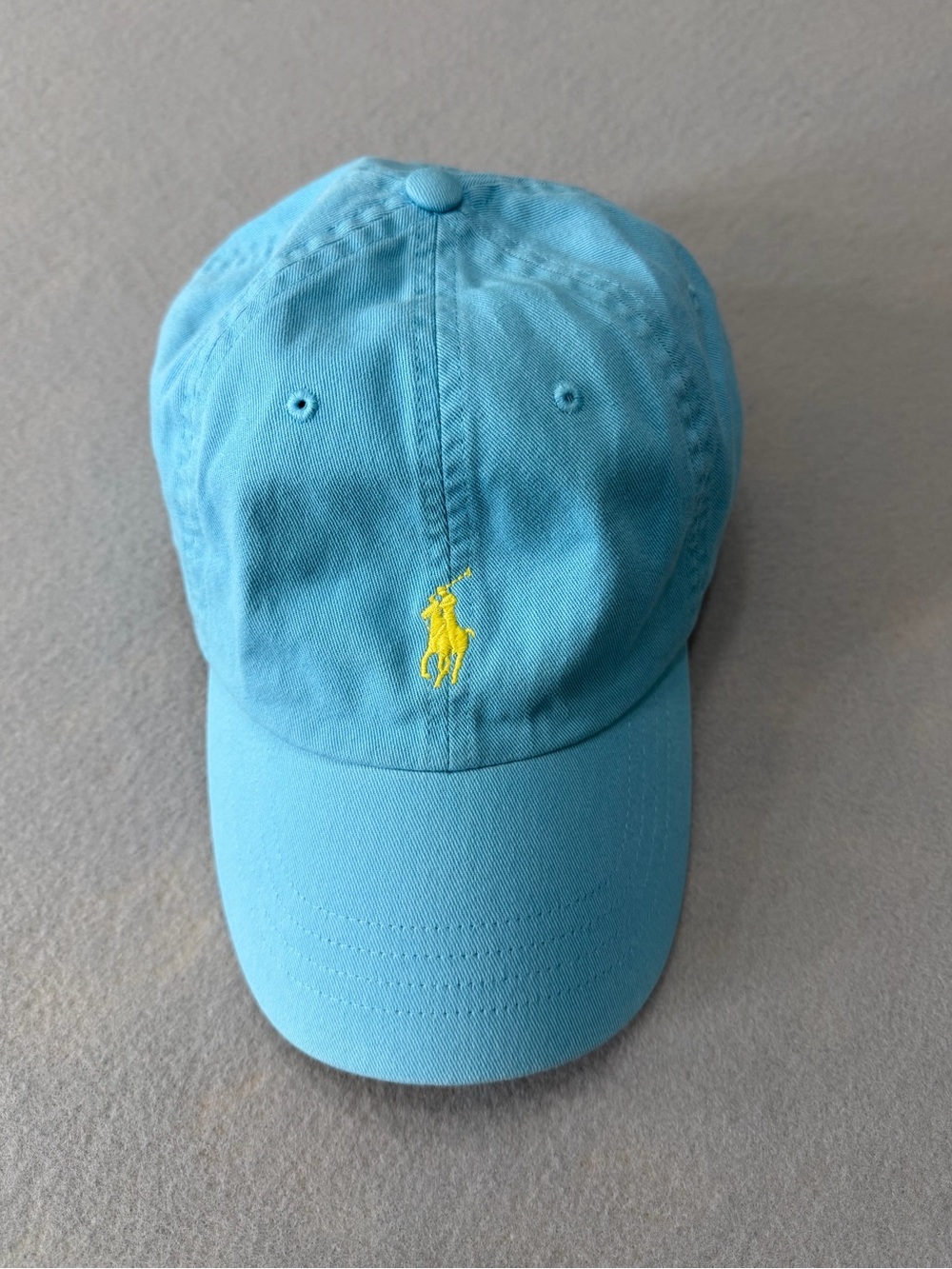 217/917 Polo Ralph Lauren Blue Pony Cotton Twill Baseball Cap One Size